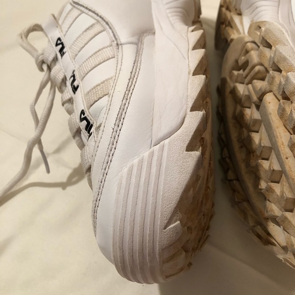 FILA Mens D Formation 1CM00489-120 White Casual Sneakers - Picture 12 of 16